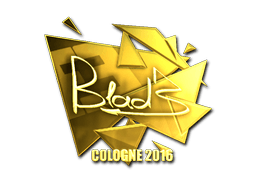 Samolepka (B1ad3 zlatá ESL Cologne 2016)