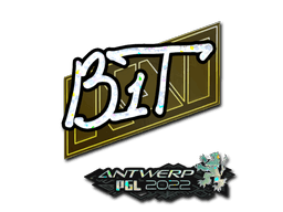 Klistermærke (b1t glitter Antwerp 2022)