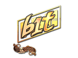 Klistermærke (b1t holo Paris 2023)