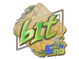 Klistermærke (b1t holo Rio 2022)