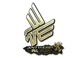 Samolepka (Bad News Eagles zlatá PGL Antwerp 2022)