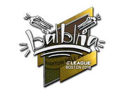 Samolepka (balblna Boston 2018)