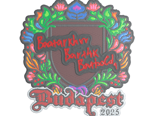 Aufkleber (Bart4k Gestickt Budapest 2025)