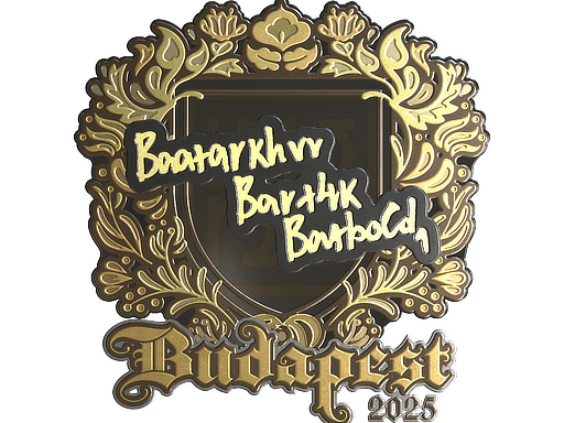 Aufkleber (Bart4k Gold Budapest 2025)