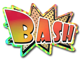Samolepka (Bash holografická)