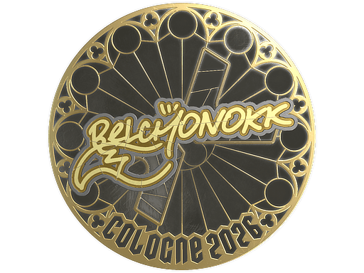 Samolepka (BELCHONOKK zlatá IEM Cologne 2026)