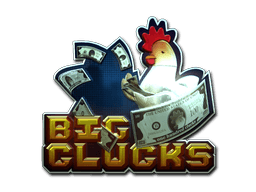 Klistermærke (Big Clucks Foil)