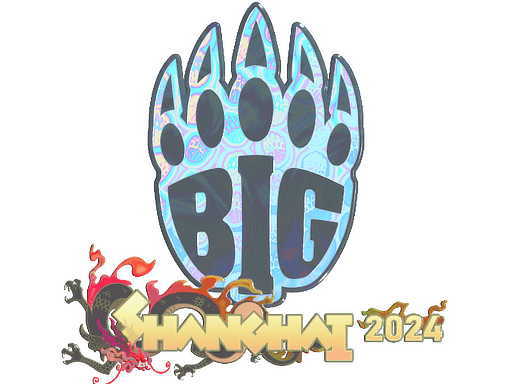Samolepka (BIG holografická Perfect World Shanghai 2024)