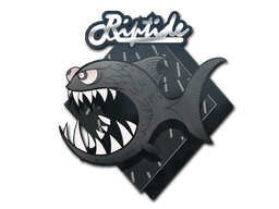 สติกเกอร์ (Black Jaggyfish)