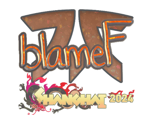 Klistermærke (blameF glitter Shanghai 2024)