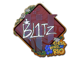 Samolepka (bLitz třpytivá IEM Rio 2022)