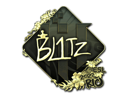 Samolepka (bLitz zlatá IEM Rio 2022)