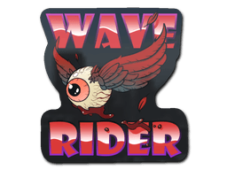 Klistermærke (Blood Moon Wave Rider)
