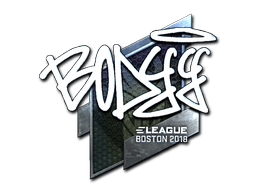 Klistermærke (bodyy folie Boston 2018)