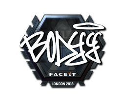 Klistermærke (bodyy folie London 2018)