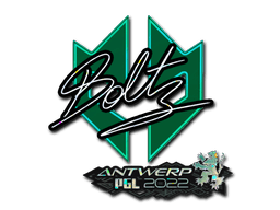 Klistermærke (boltz glitter Antwerp 2022)