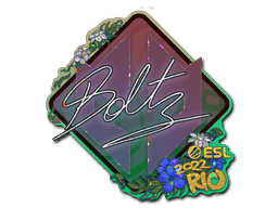 Klistermærke (boltz glitter Rio 2022)