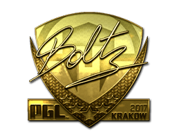 Samolepka (boltz zlatá Krakow 2017)