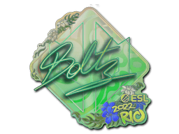 Klistermærke (boltz holo Rio 2022)