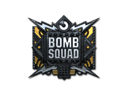 Klistermærke (Bomb Squad folie)