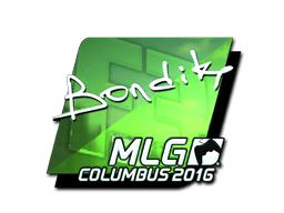 Klistermærke (bondik folie MLG Columbus 2016)