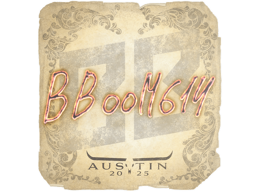 Aufkleber (Boombl4 Austin 2025)