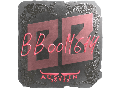 Klistermærke (Boombl4 folie Austin 2025)
