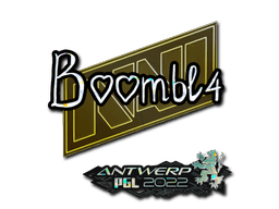 Klistermærke (Boombl4 glitter Antwerp 2022)