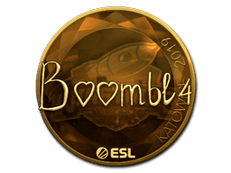 Samolepka (Boombl4 zlatá Katowice 2019)