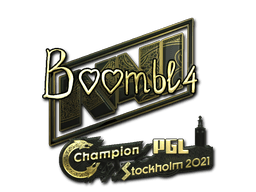 Samolepka (Boombl4 zlatá PGL Stockholm 2021)