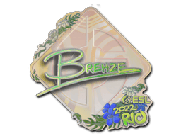 Klistermærke (Brehze holo Rio 2022)