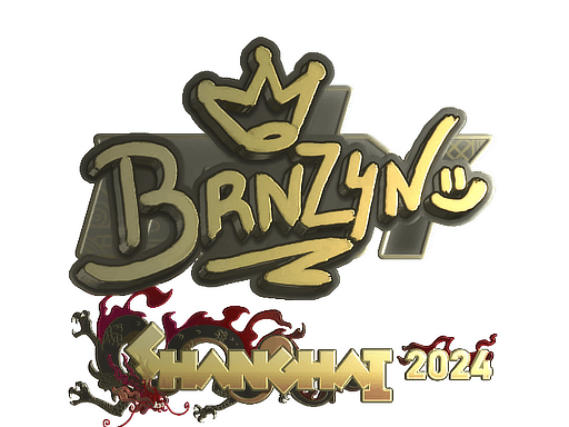 Samolepka (brnz4n zlatá Perfect World Shanghai 2024)