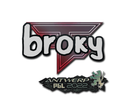 Samolepka (broky PGL Antwerp 2022)