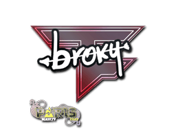Samolepka (broky BLAST.tv Paris 2023)