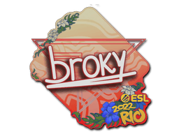 Samolepka (broky IEM Rio 2022)