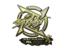 Samolepka (Brollan zlatá PGL Antwerp 2022)