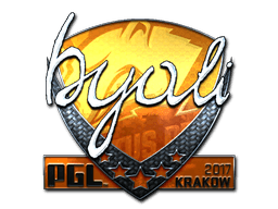Klistermærke (byali folie Krakow 2017)
