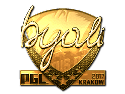 Samolepka (byali zlatá Krakow 2017)