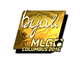 Samolepka (byali zlatá MLG Columbus 2016)