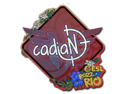 Klistermærke (cadiaN glitter Rio 2022)