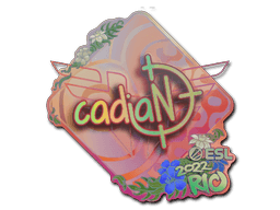 Klistermærke (cadiaN holo Rio 2022)