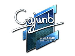 Klistermærke (cajunb folie Boston 2018)