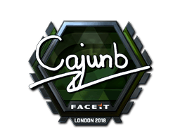 Klistermærke (cajunb folie London 2018)