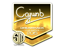 Samolepka (cajunb zlatá Kluž 2015)