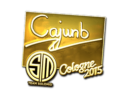 Samolepka (cajunb zlatá Kolín nad Rýnem 2015)
