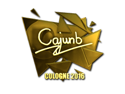 Samolepka (cajunb zlatá ESL Cologne 2016)