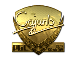 Samolepka (cajunb zlatá Krakow 2017)
