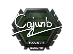 Samolepka (cajunb London 2018)