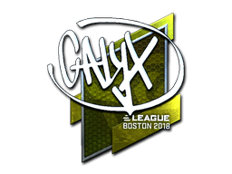 Klistermærke (Calyx folie Boston 2018)
