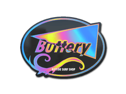 Klistermærke (Candy Buttery holo)